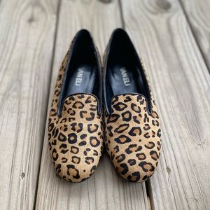 Vaneli Leopard Print Slip-On Flats